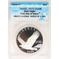 Certified Commemorative Dollar 2008-P Bald Eagle PR70 ANACS